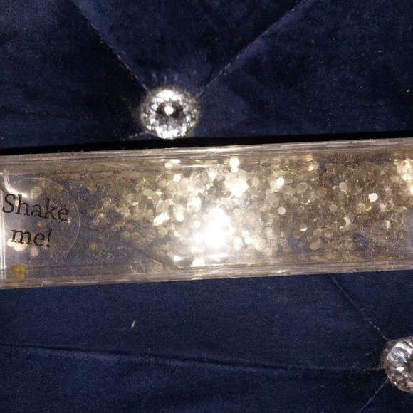 Shake Me Water Shiny Gold Pieces Floating Paperweight - Picture 4 of 6